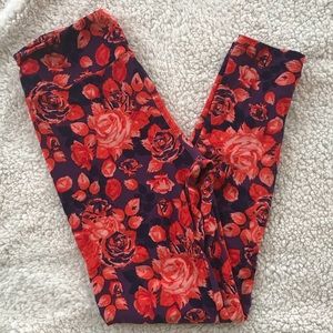 Floral One Size LuLaRoe Leggings
